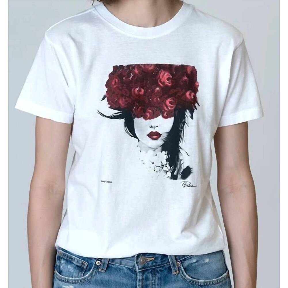 NEW CPRESS STUDIO fare well mushie tee in worn white
